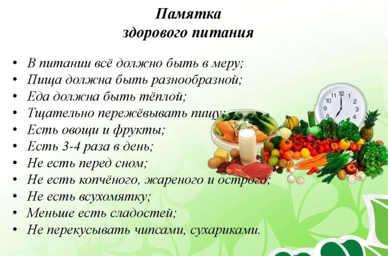 Здоровое питание школьников.